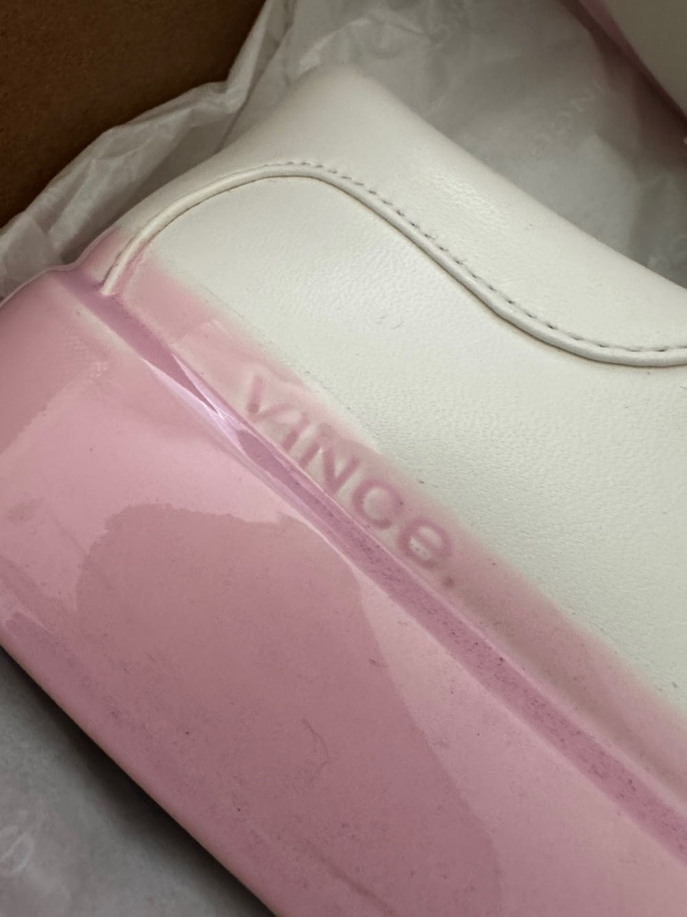 Vince shoes with pink jelly Platform Sole - Picture 6 of 6
